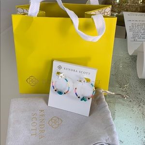 Kendra Scott Mova Heart Hoop earrings